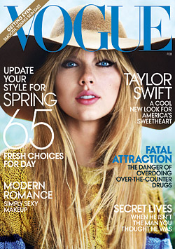 Taylor Swift covers Vogue February