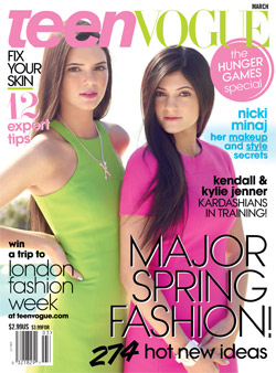 Kendall Kylie Jenner Teen Vogue March cover