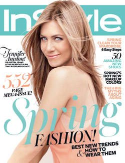 Jennifer Aniston InStyle march cover