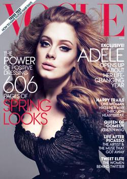 adele vogue march cover