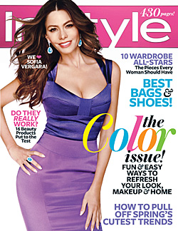 Sofia Vergara April cover of InStyle