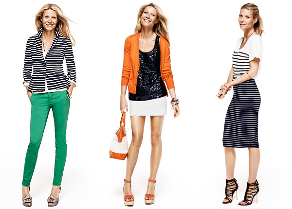 Gwyneth Paltrow models looks from Lindex's Spring 2012 collection