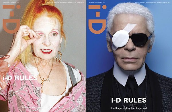 Vivienne Westwood Karl Lagerfeld  i-D Royalty Issue