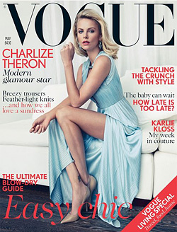 Charlize Theron Vogue U.K. May 2012 cover