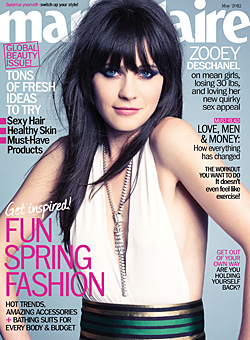 Zooey Deschanel Marie Claire