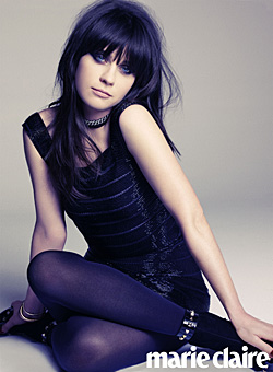 Zooey Deschanel Marie Claire