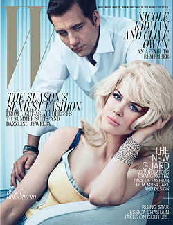 Nicole Kidman Clive Owen W magazine May 2012