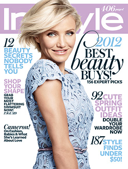 Cameron Diaz InStyle May 2012 cover