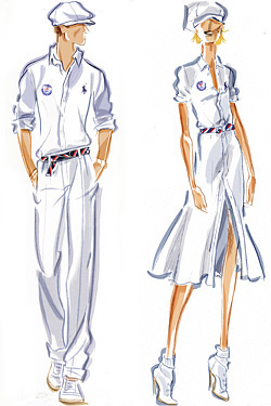 Olympic closing ceremony uniforms  Ralph Lauren