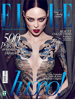 Coco Rocha cover  Elle Brazil