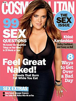 Khloe Kardashian Cosmo May cover