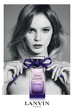 Juju Ivanyuk Lanvin fragrance ad campaign