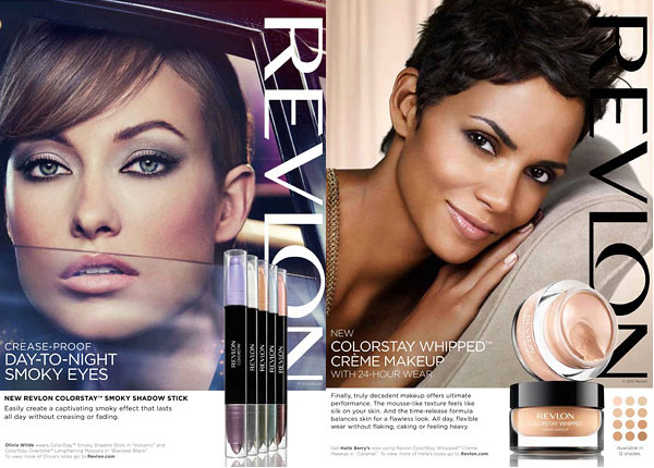 Olivia Wilde and Halle Berry for Revlon