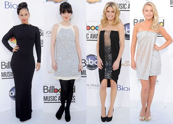 Billboard Music Awards 2012 Alicia Keys,  Zooey Deschanel, Julie Bowen  Julianne Hough