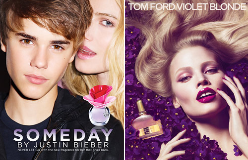 Justin Bieber's Someday  Tom Ford's Violet Blonde 