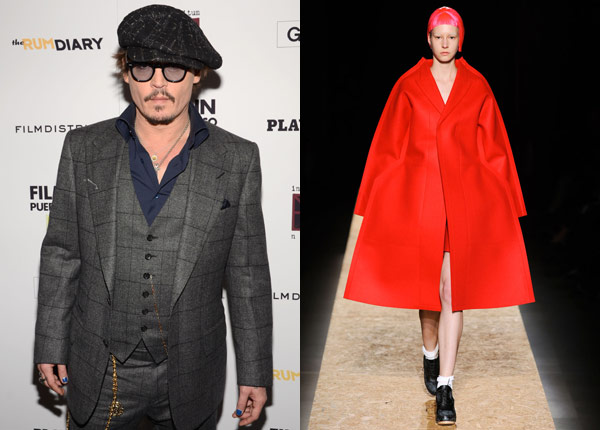 Johnny Depp Rei Kawakubo