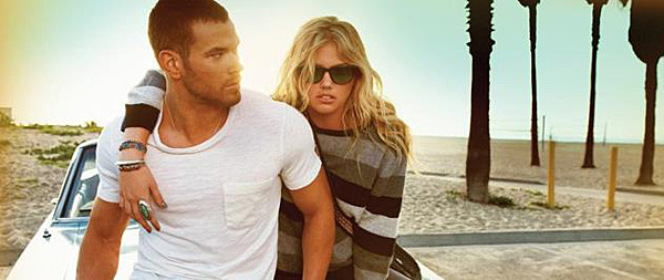 Kellan Lutz  Kate Upton  Abbot & Main Fall 2012 campaign