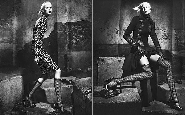 Elza Luijendijk Versace Fall 2012 Campaign