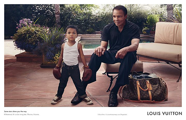 Muhammad Ali Louis Vuitton Core Values campaign