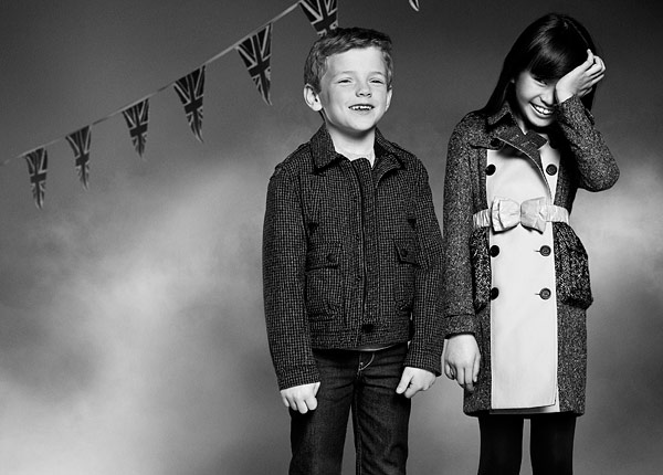 Burberry children autumn winter 2012