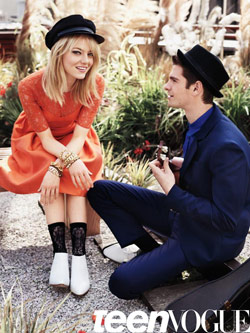 Emma Stone Andrew Garfield Teen Vogue