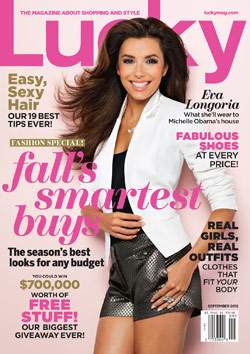 Eva Longoria Lucky Magazine