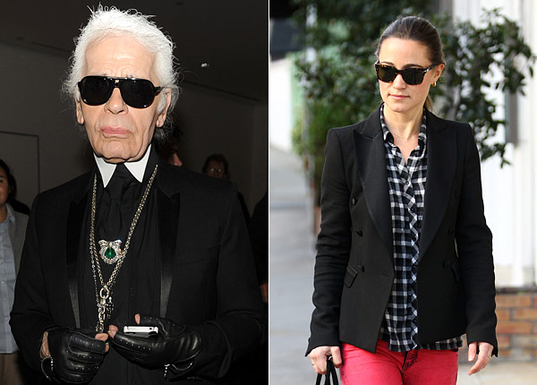 Karl Lagerfeld Pippa Middleton