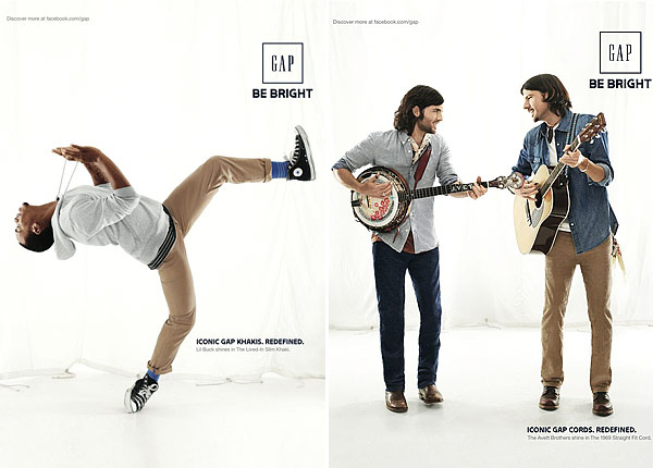 Lil Buck Avett Brothers Gap ads