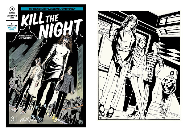 3.1 Phillip Lim Comic Book Kill the Night Fall 2012