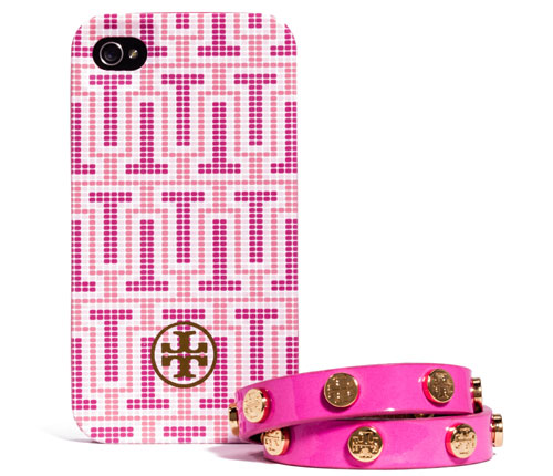 tory burch pink phone case