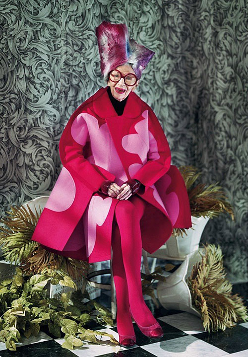 Iris Apfel Dazed and Confused Comme des Garcons