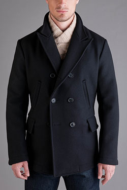 Billy Reid Bond Peacoat