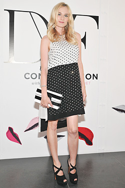 Diane Kruger, in DVF